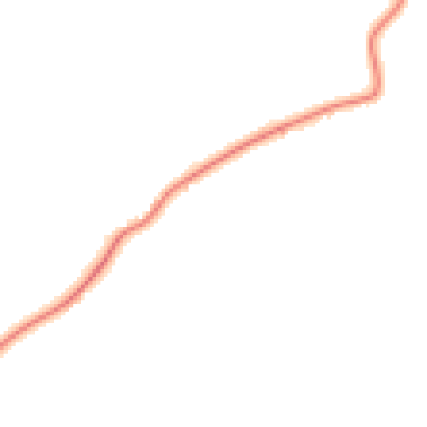 Night-time road noise heatmap for TN26 3LD