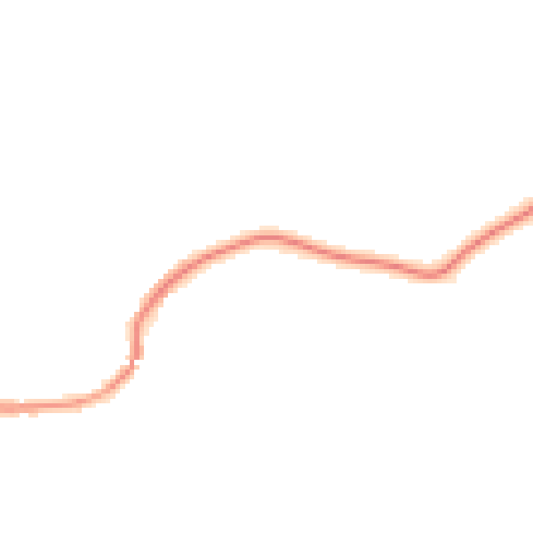 Night-time road noise heatmap for TN26 3LL