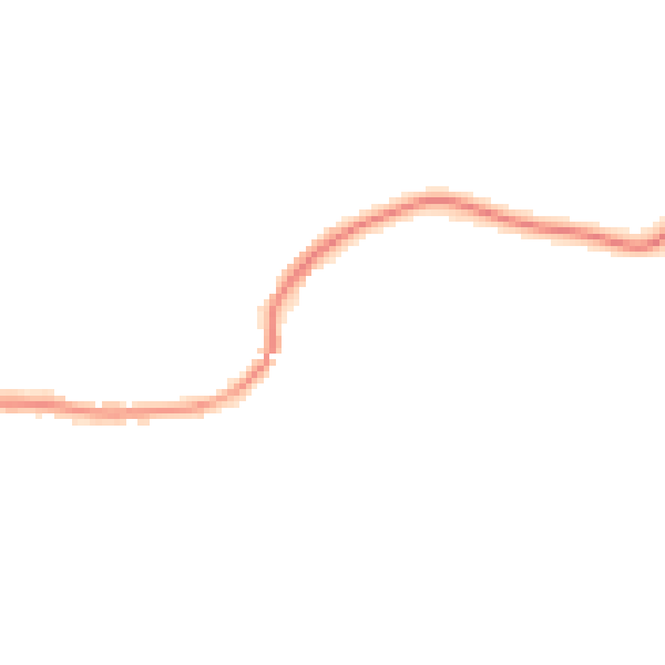 Night-time road noise heatmap for TN26 3LT