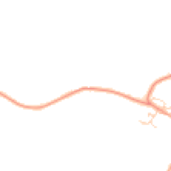 Daytime road noise heatmap for TN26 3RG