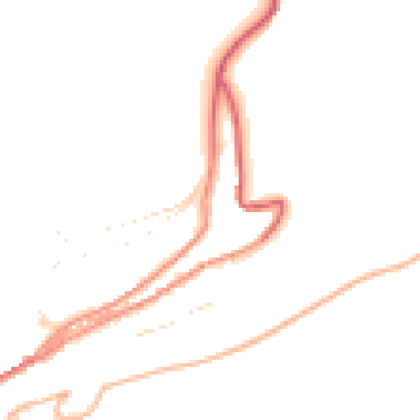 Daytime road noise heatmap for TQ6 0BB