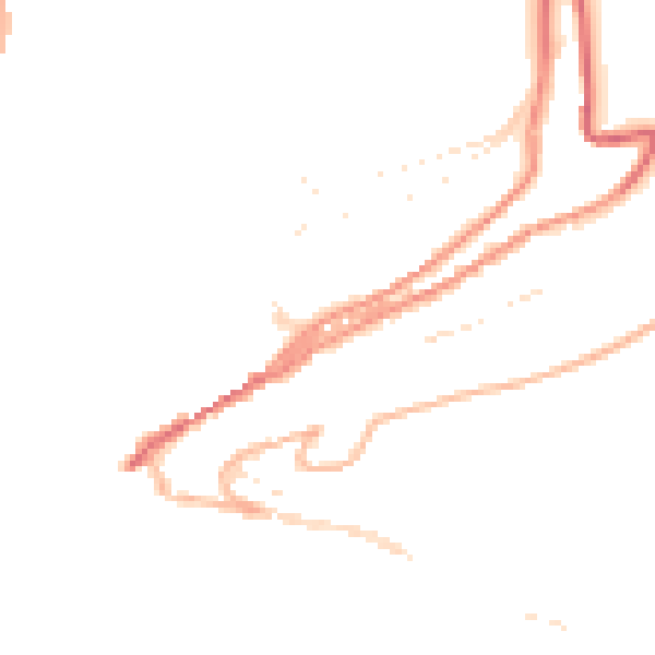 Daytime road noise heatmap for TQ6 0BG