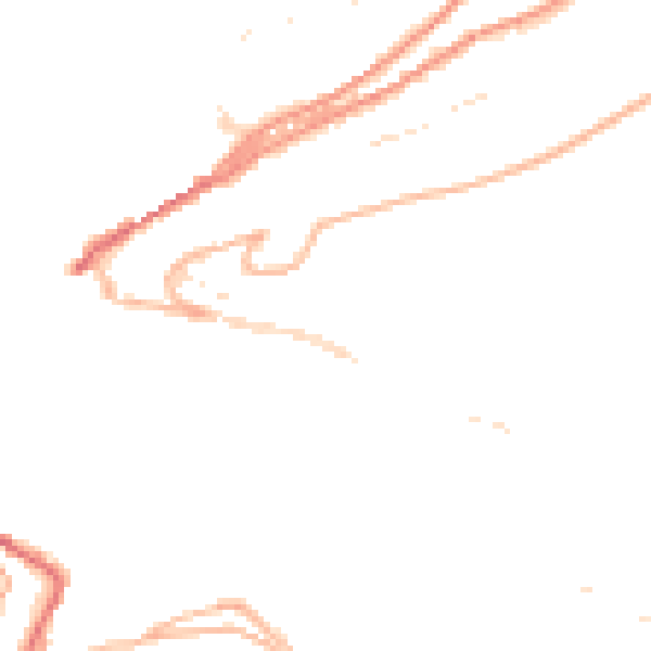 Daytime road noise heatmap for TQ6 0BT