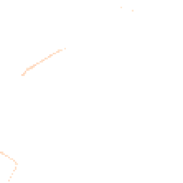 Night-time road noise heatmap for TQ6 0BT