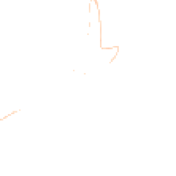 Night-time road noise heatmap for TQ6 0DH