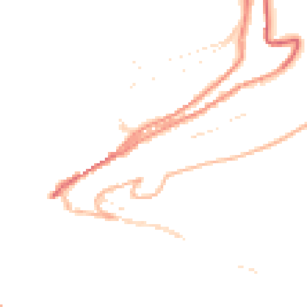 Daytime road noise heatmap for TQ6 0DN
