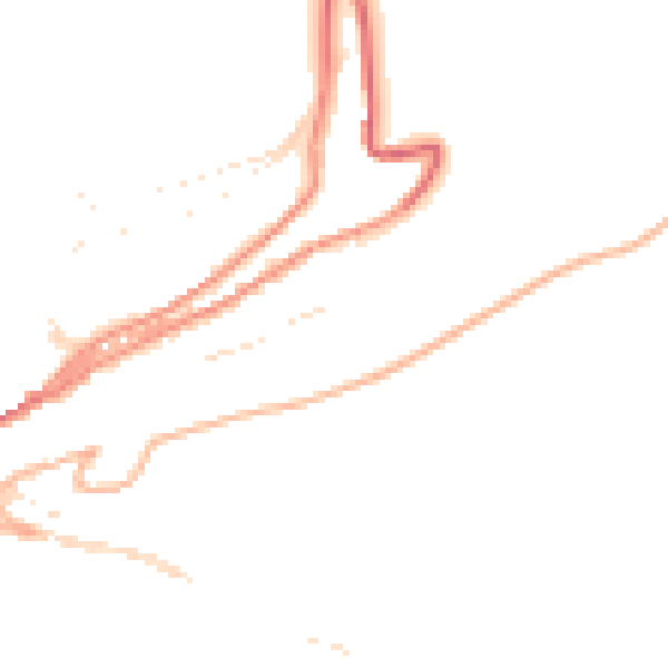 Daytime road noise heatmap for TQ6 0DR