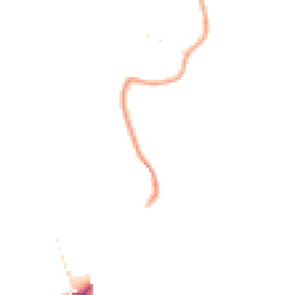 Daytime road noise heatmap for TQ6 0DZ