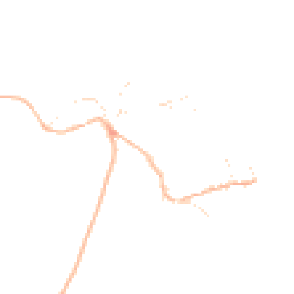 Daytime road noise heatmap for TQ6 0EN