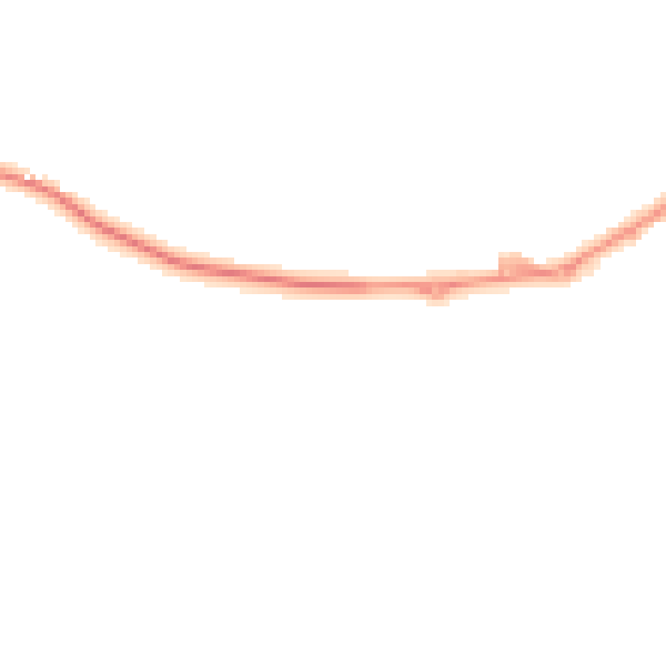 Night-time road noise heatmap for TQ6 0FL