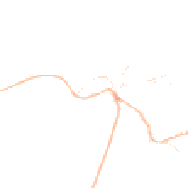 Daytime road noise heatmap for TQ6 0HX