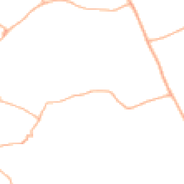 Daytime road noise heatmap for TQ6 0LL
