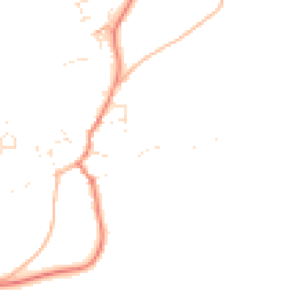 Daytime road noise heatmap for TQ6 0PB