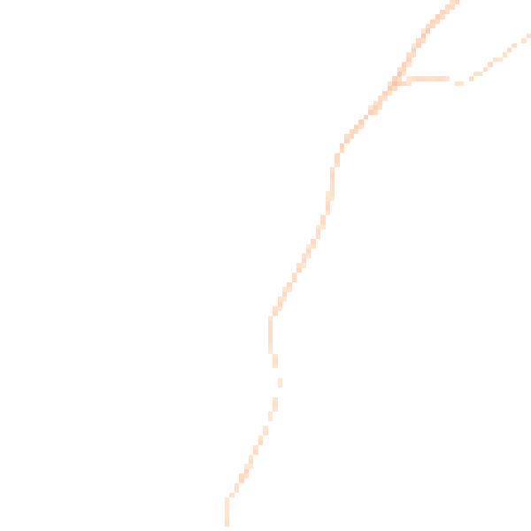 Night-time road noise heatmap for TQ6 0RB
