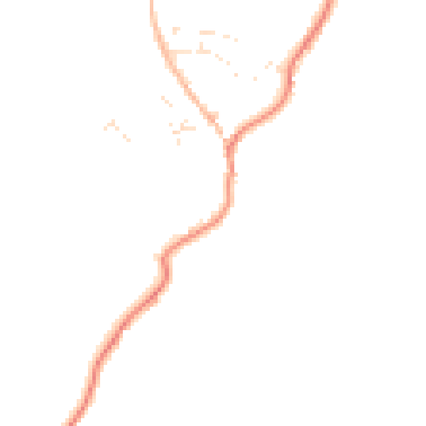Daytime road noise heatmap for TQ6 0RP