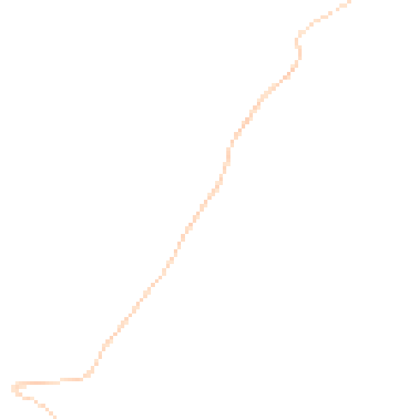 Night-time road noise heatmap for TQ6 0RR