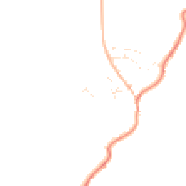 Daytime road noise heatmap for TQ6 0SD