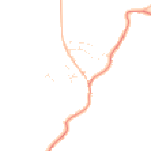 Daytime road noise heatmap for TQ6 0SE