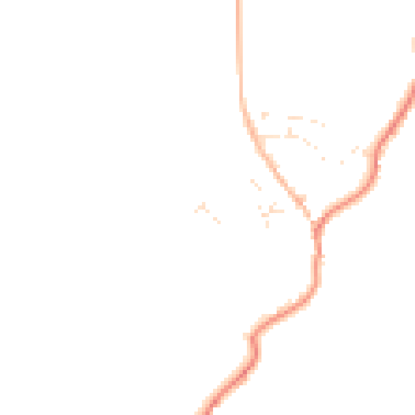 Daytime road noise heatmap for TQ6 0SF