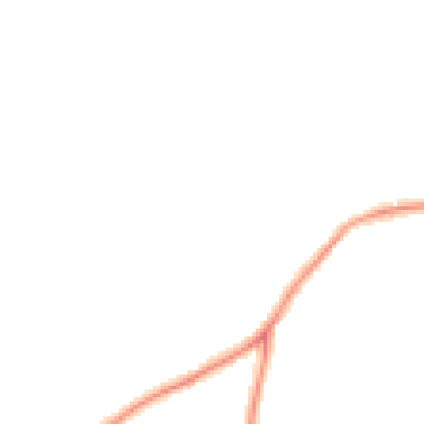 Night-time road noise heatmap for TQ6 9GZ