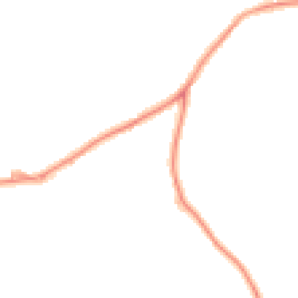 Night-time road noise heatmap for TQ6 9HP