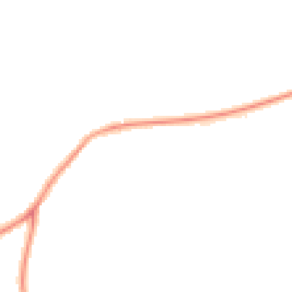 Night-time road noise heatmap for TQ6 9HY