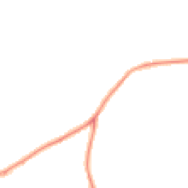 Night-time road noise heatmap for TQ6 9JS