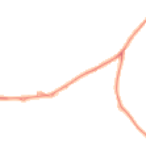 Night-time road noise heatmap for TQ6 9LJ