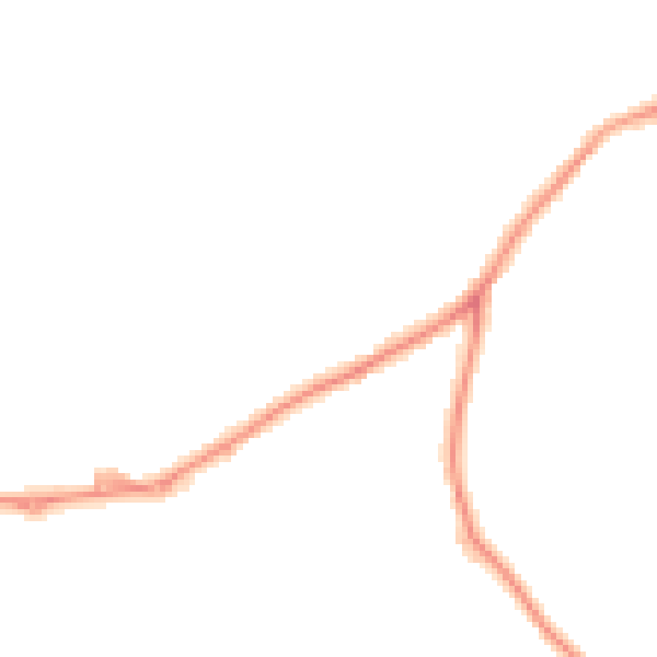 Night-time road noise heatmap for TQ6 9LT