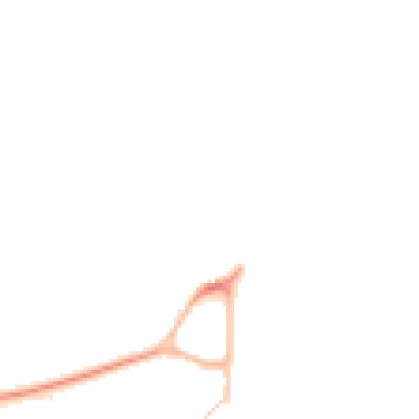 Night-time road noise heatmap for TQ6 9QP