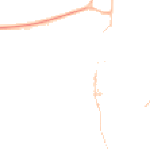 Night-time road noise heatmap for TQ6 9QX
