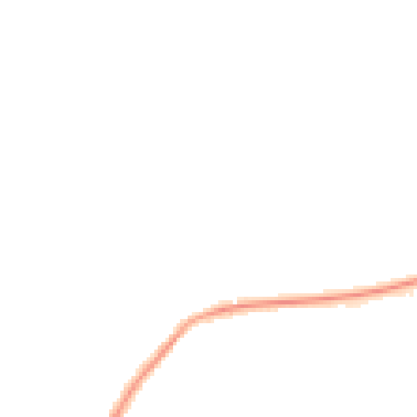 Night-time road noise heatmap for TQ6 9TE