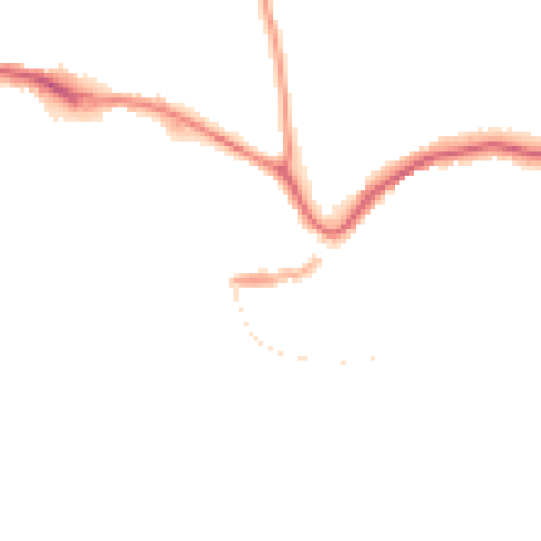 Night-time road noise heatmap for TQ9 5AD