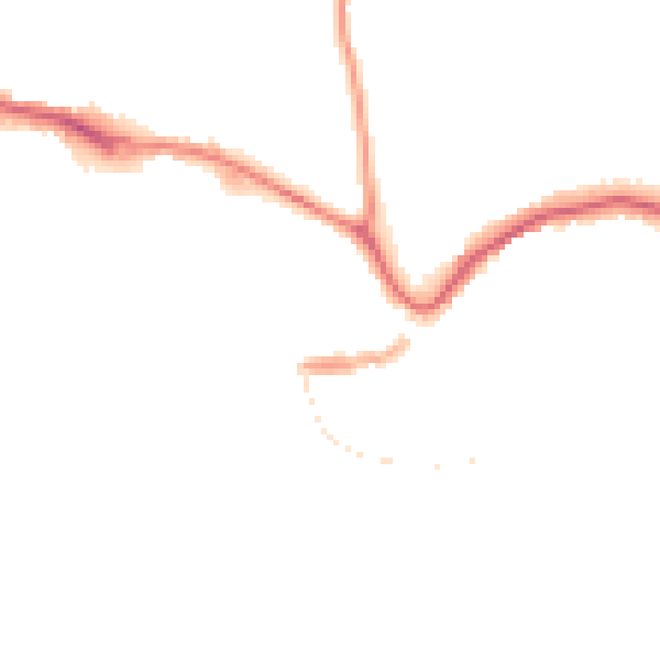 Night-time road noise heatmap for TQ9 5AG