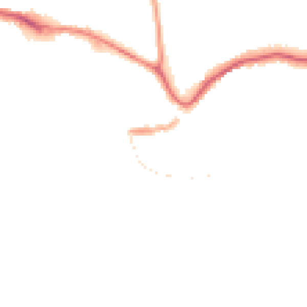 Night-time road noise heatmap for TQ9 5AH