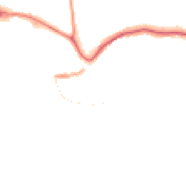 Night-time road noise heatmap for TQ9 5AP