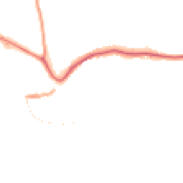 Night-time road noise heatmap for TQ9 5AU