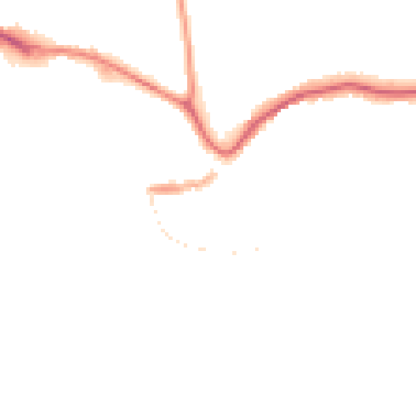 Night-time road noise heatmap for TQ9 5AW