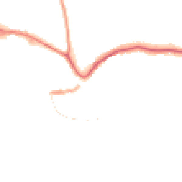 Night-time road noise heatmap for TQ9 5AX