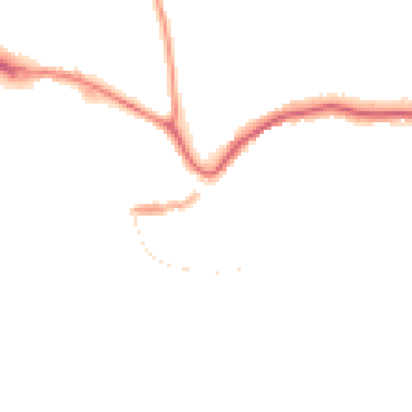 Night-time road noise heatmap for TQ9 5AY