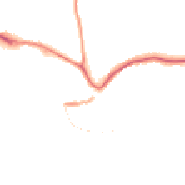 Night-time road noise heatmap for TQ9 5AZ
