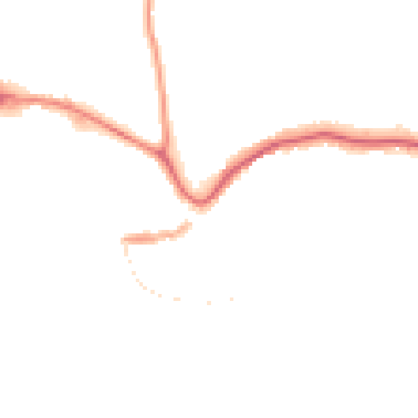 Night-time road noise heatmap for TQ9 5BA