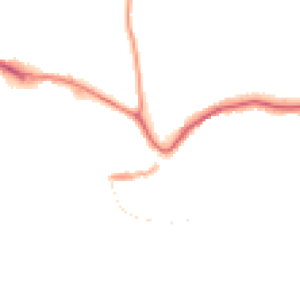 Night-time road noise heatmap for TQ9 5BB