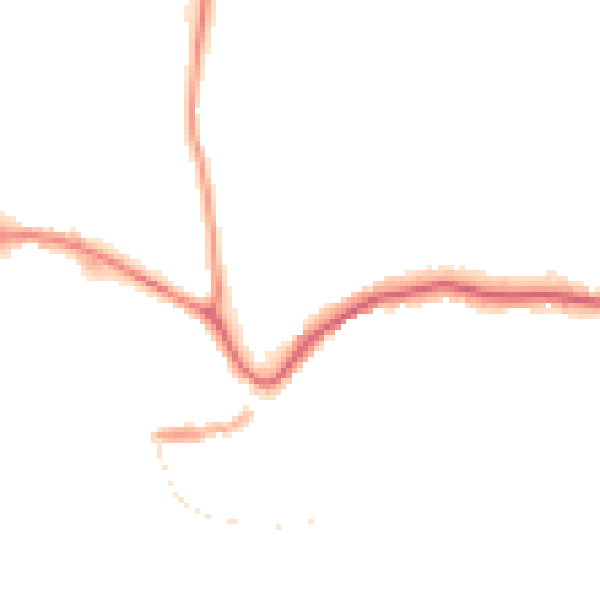 Night-time road noise heatmap for TQ9 5BG