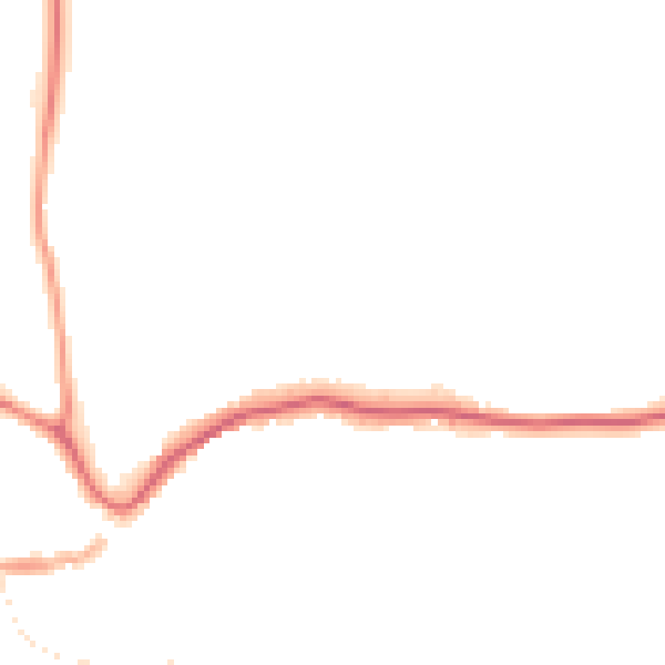 Night-time road noise heatmap for TQ9 5BP