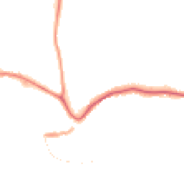 Night-time road noise heatmap for TQ9 5BQ