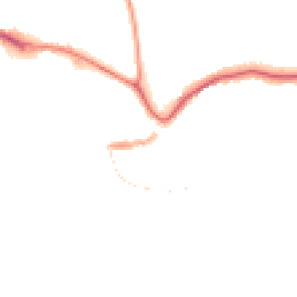 Night-time road noise heatmap for TQ9 5BU