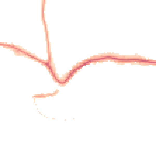 Night-time road noise heatmap for TQ9 5BX