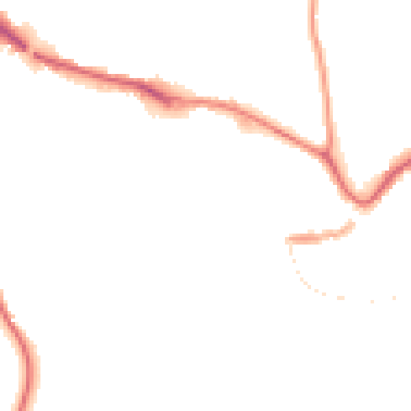 Night-time road noise heatmap for TQ9 5DA