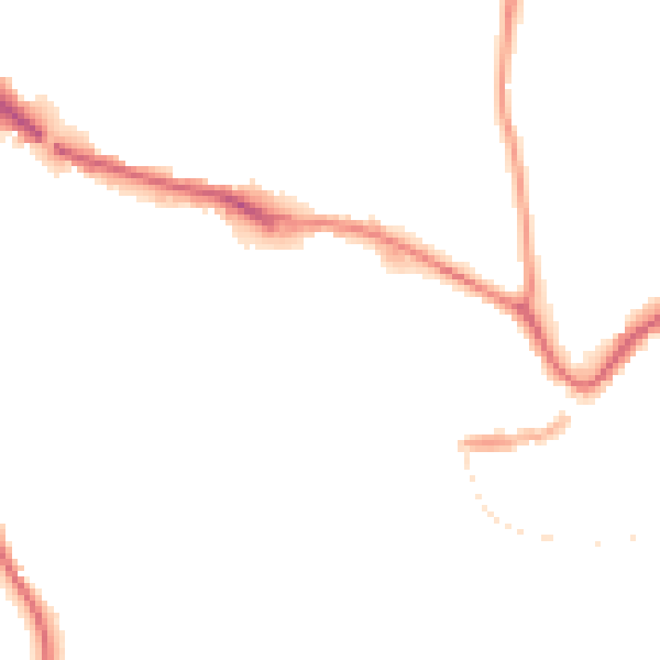 Night-time road noise heatmap for TQ9 5DF
